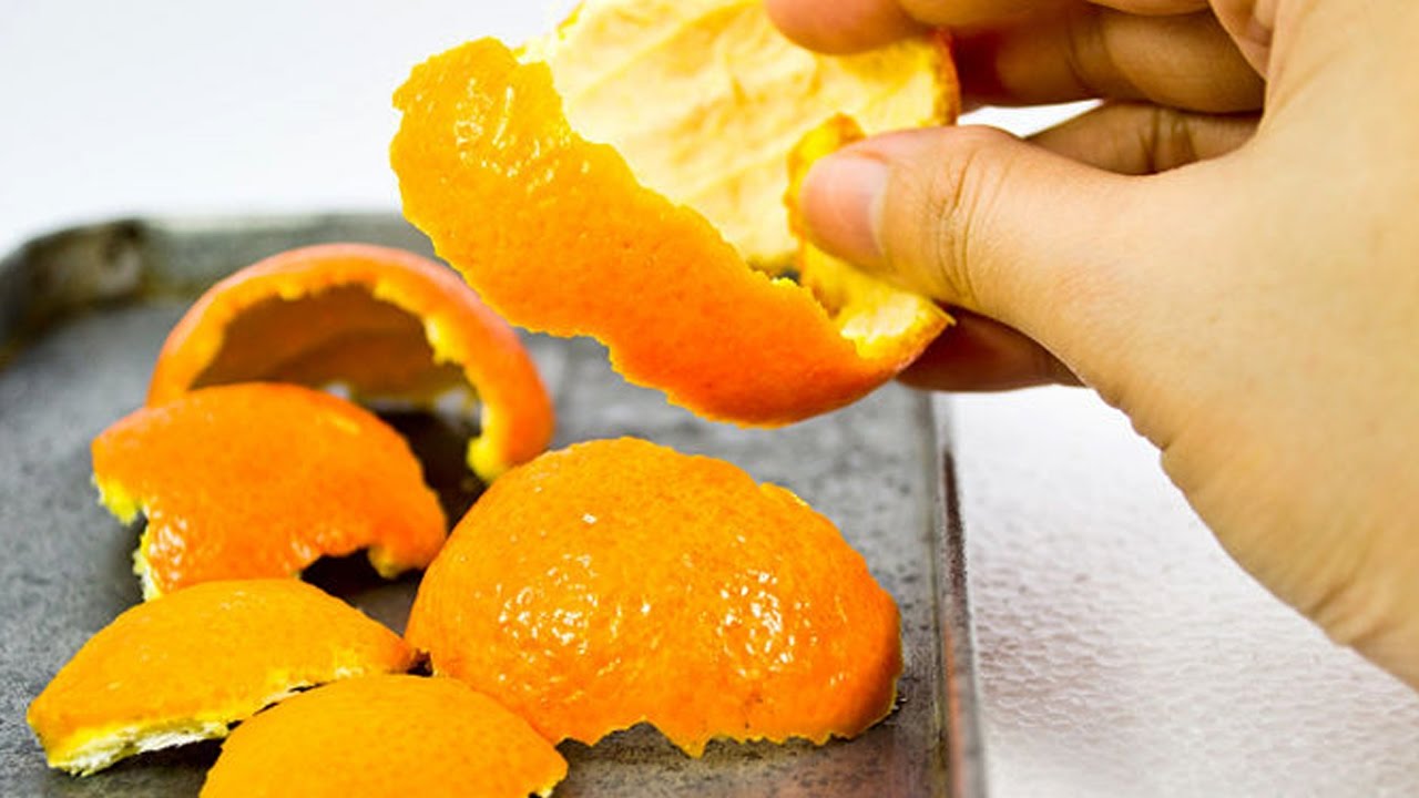khử mùi phòng bằng vỏ cam