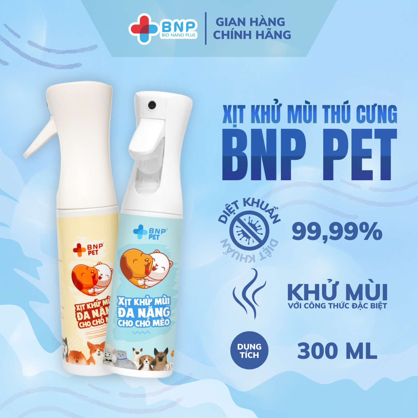 Xịt khử mùi thú cưng Bio Pet Guard